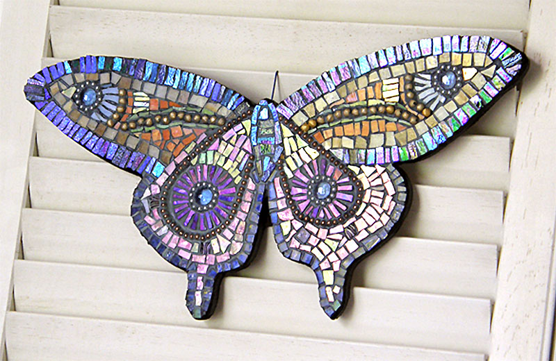 Lampwork flower beads by Dana Torakis