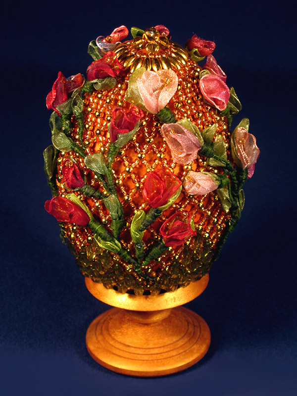 Organza and beads. Artwork by Lyuba Radomishenskaya