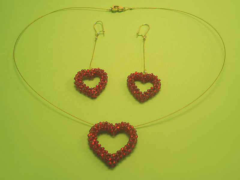 Valentine's Day jewelry and accessories by Victoriya Katamashvili