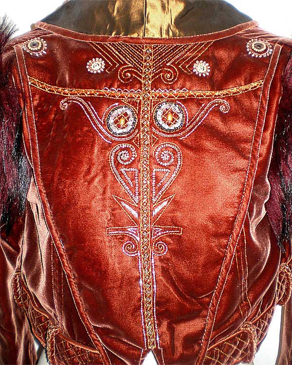 Fashion design and art embroidery by Paul Phillip Evans