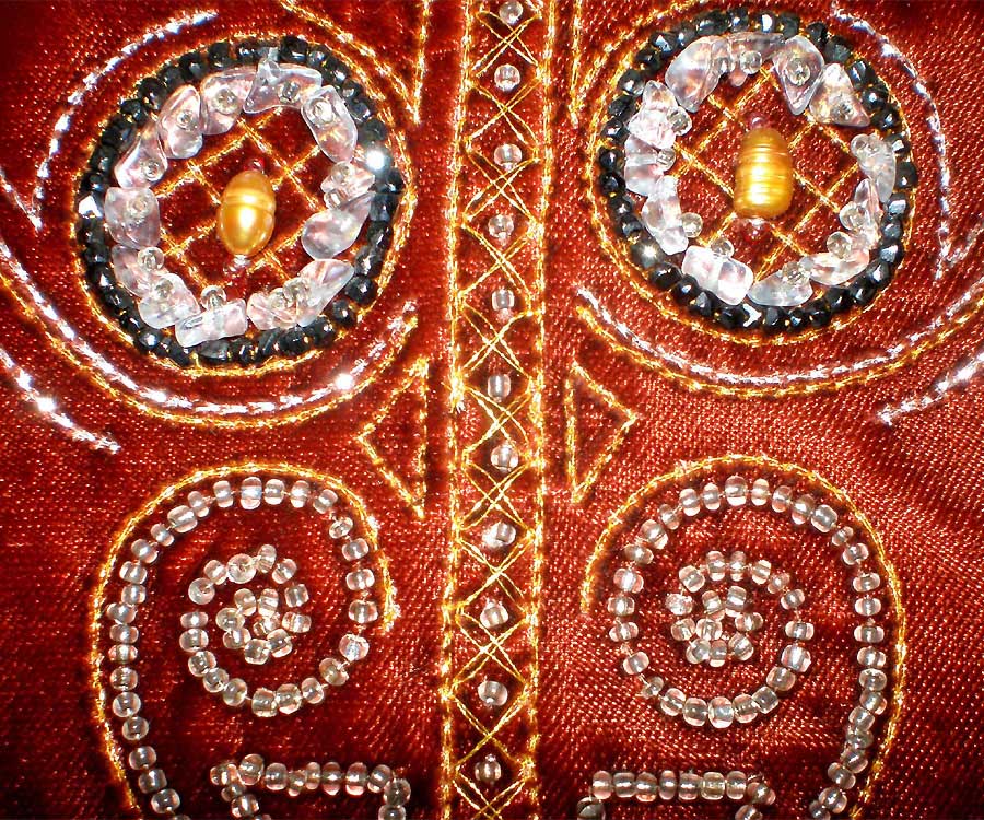 Fashion design and art embroidery by Paul Phillip Evans