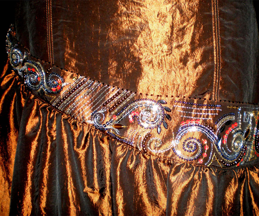 Fashion design and art embroidery by Paul Phillip Evans