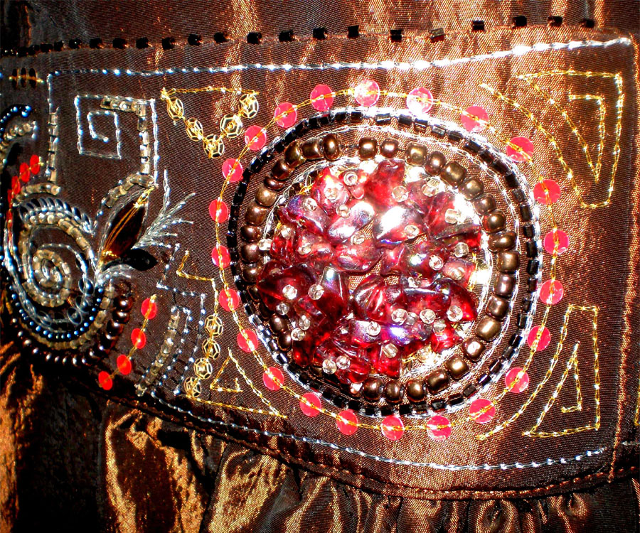 Fashion design and art embroidery by Paul Phillip Evans