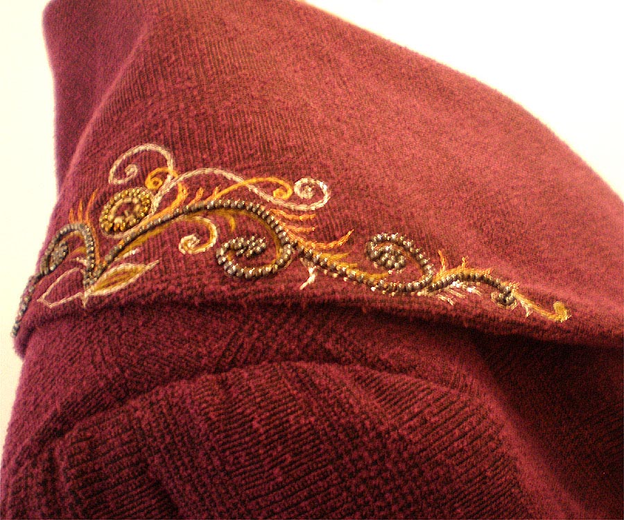 Fashion design and art embroidery by Paul Phillip Evans