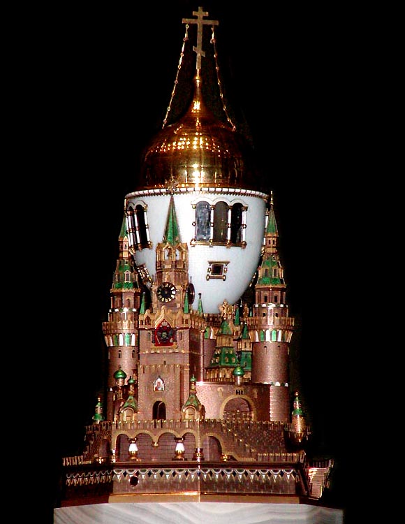 Moscow Kremlin. Faberge Easter egg