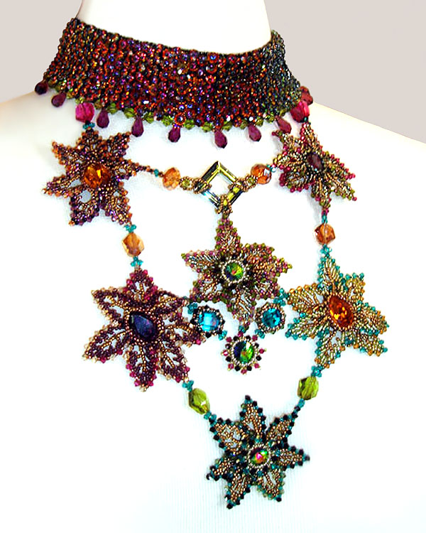 Crystal bead jewelry by Scarlett Lansona
