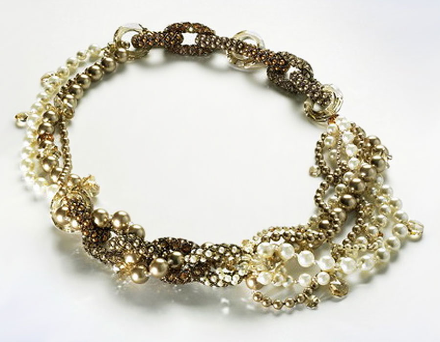 Crystal bead jewelry by Scarlett Lanson