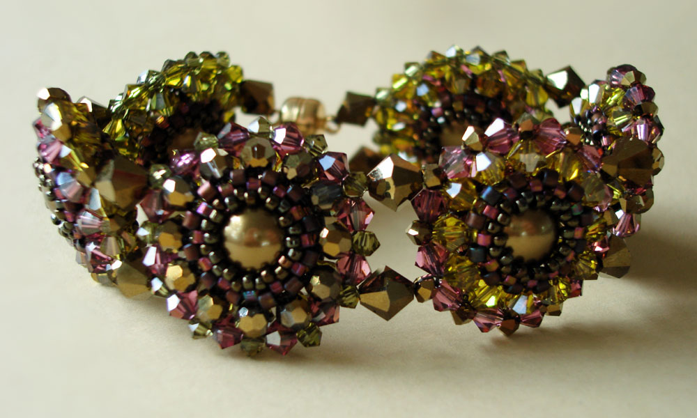 Crystal bead jewelry by Scarlett Lanson