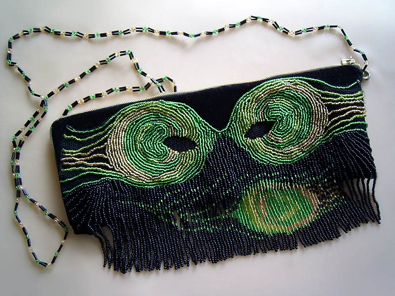 Clothes bead embellishment by Victoriya Katamashvili