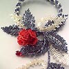 Bead artwork by Victoriya Katamashvili