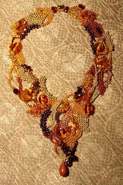 Bead artwork by Albina Polyanskaya