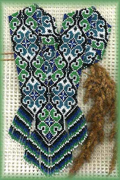 Bead artwork by Albina Polyanskaya