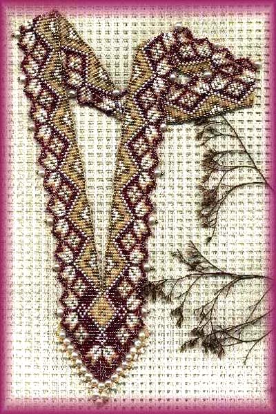 Bead artwork by Albina Polyanskaya