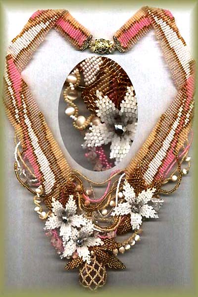 Bead artwork by Albina Polyanskaya