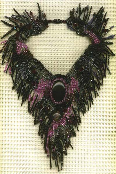 Bead artwork by Albina Polyanskaya