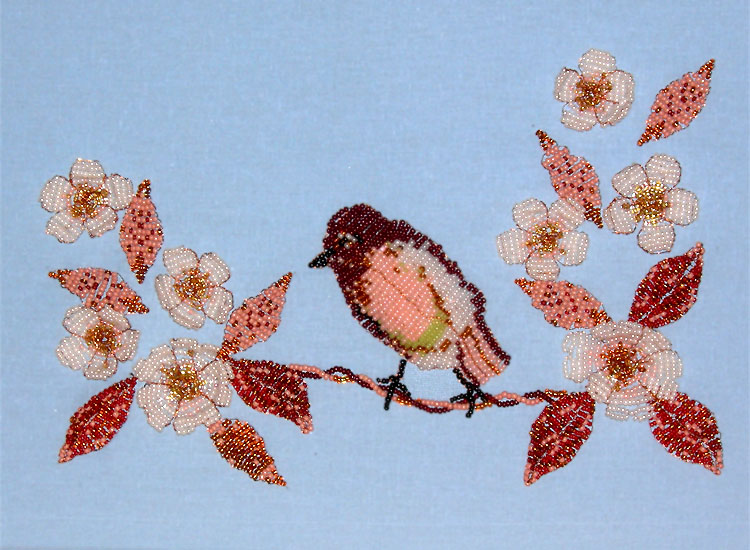 Beaded florals by Natalia Ivanova
