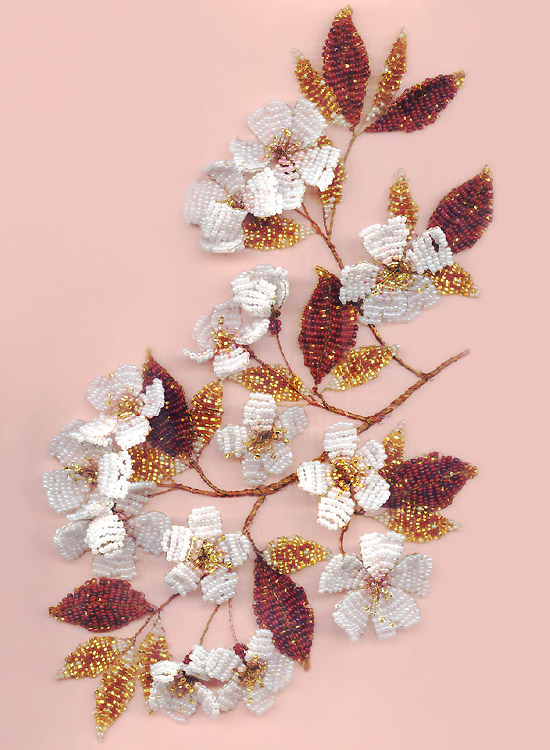 Beaded florals by Natalia Ivanova
