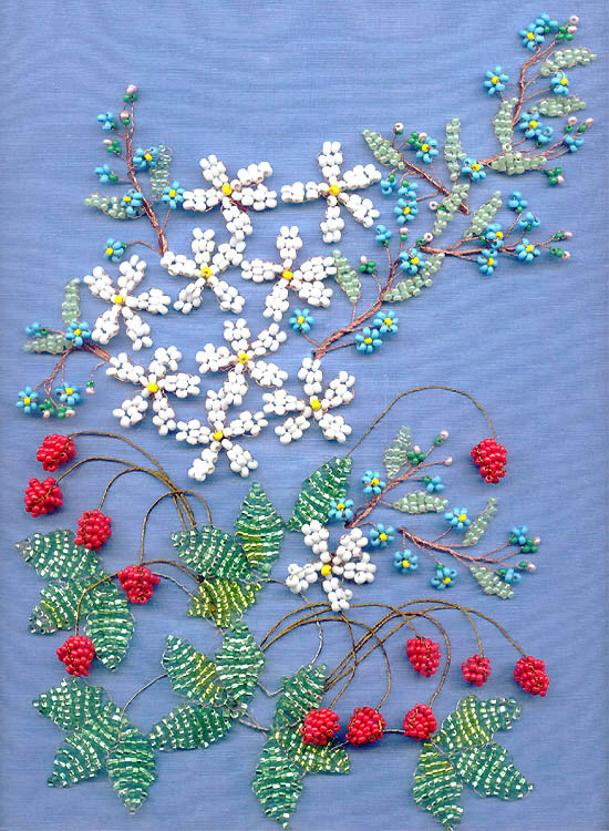 Beaded florals by Natalia Ivanova