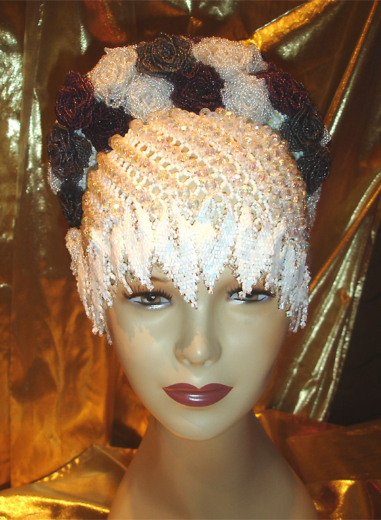 Beaded caps by Alla Tereschenia