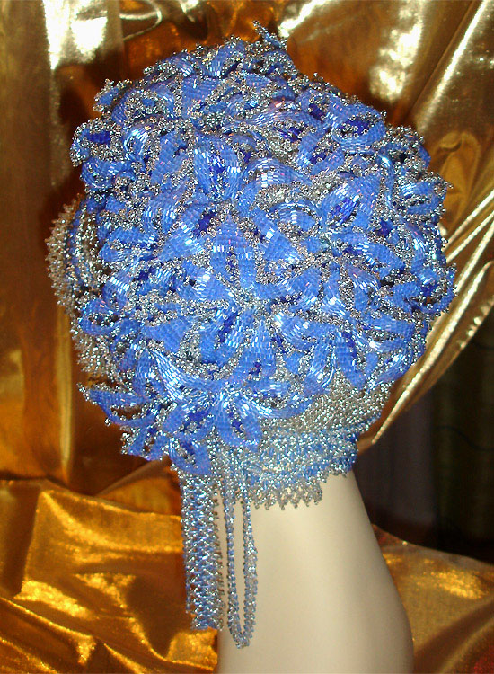 Beaded caps by Alla Tereschenia