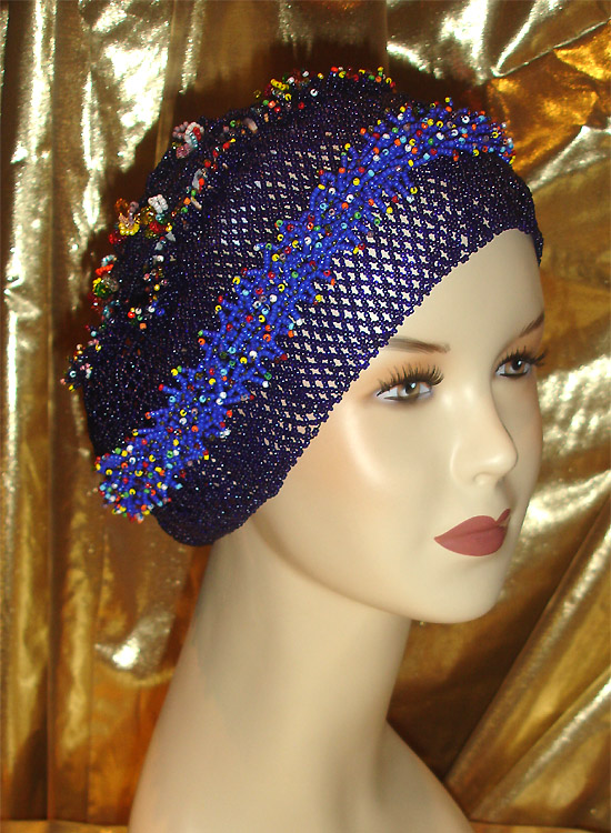 Beaded caps by Alla Tereschenia