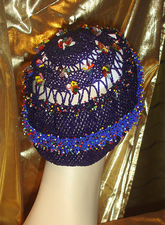 Beaded caps by Alla Tereschenia
