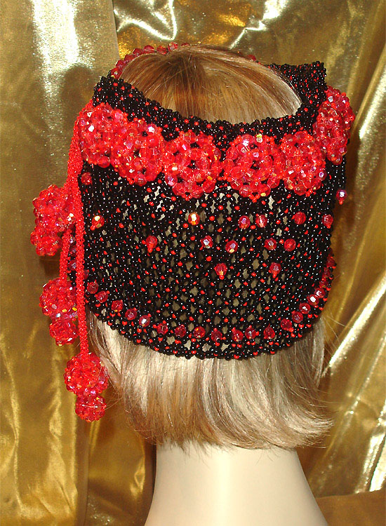 Beaded caps by Alla Tereschenia
