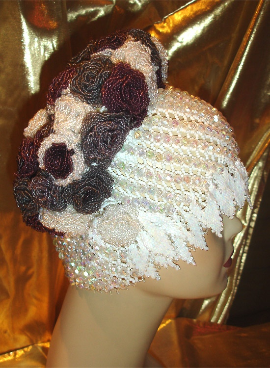 Beaded caps by Alla Tereschenia