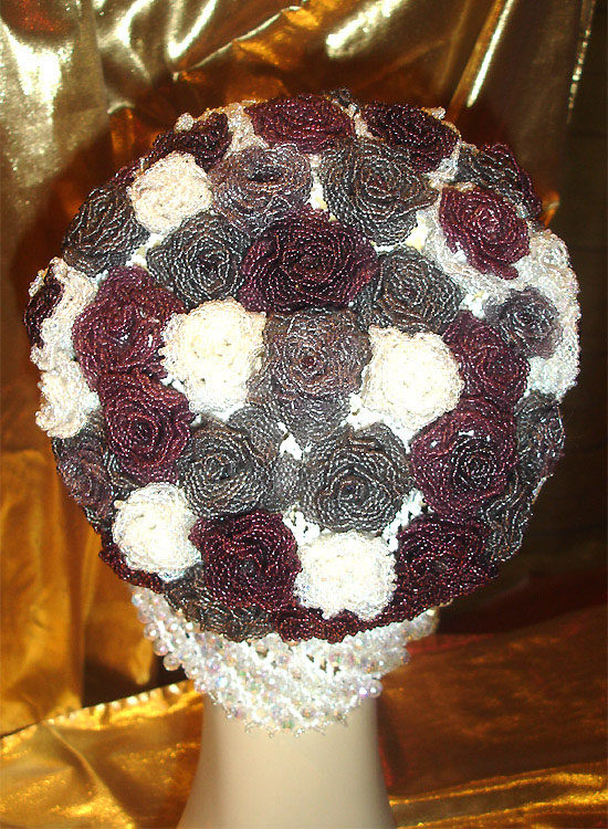 Beaded caps by Alla Tereschenia