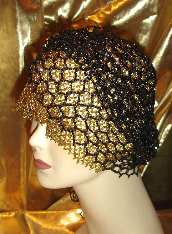 Beaded caps by Alla Tereschenia