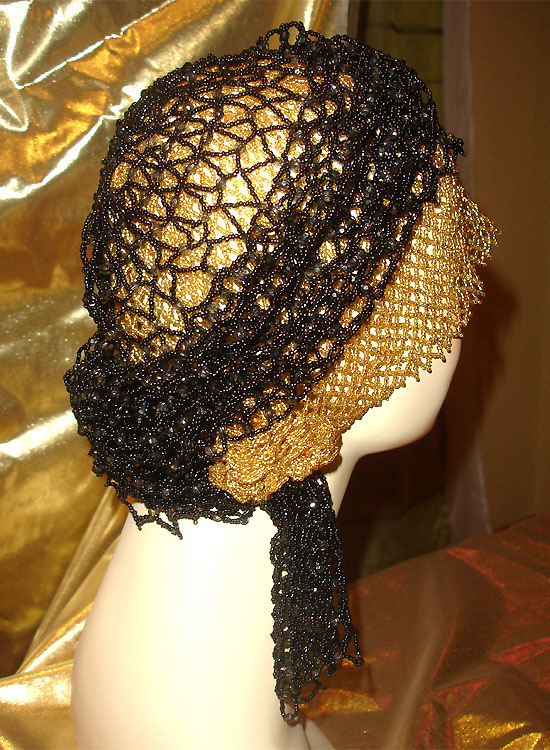 Beaded caps by Alla Tereschenia