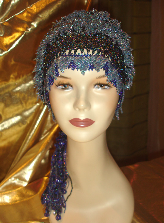 Beaded caps by Alla Tereschenia