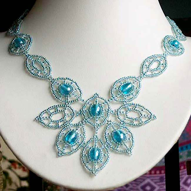Beaded lace by Colette L'Hopital-Navarre