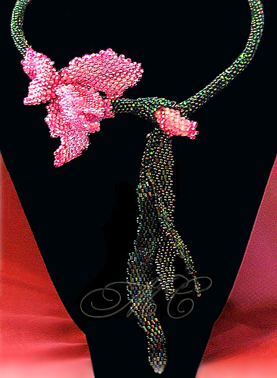 Ganutell, wire and bead jewelry by Marina Somova