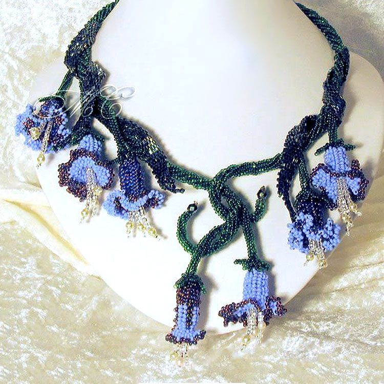 Ganutell, wire and bead jewelry by Marina Somova