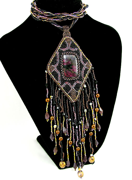 Ganutell, wire and bead jewelry by Marina Somova