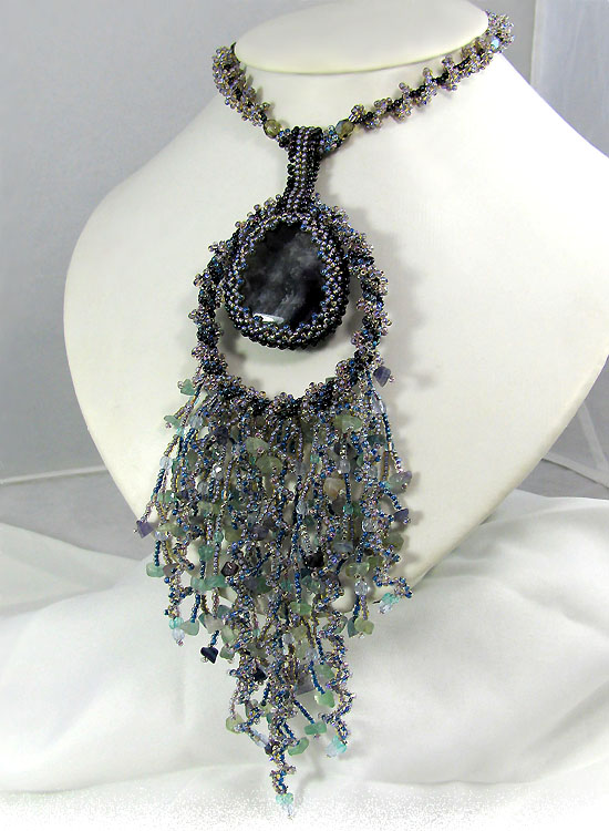 Ganutell, wire and bead jewelry by Marina Somova