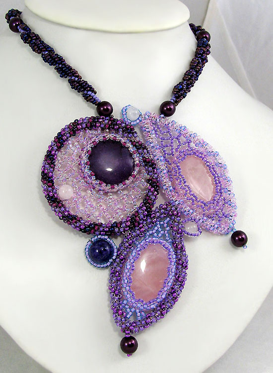 Ganutell, wire and bead jewelry by Marina Somova