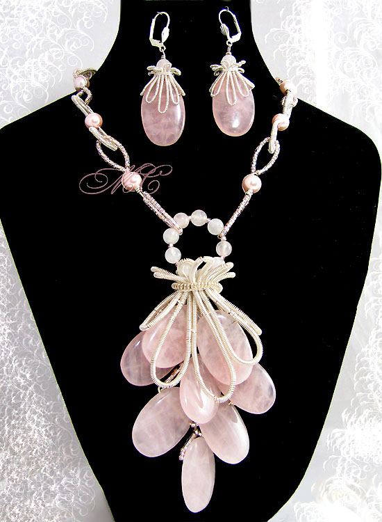 Ganutell, wire and bead jewelry by Marina Somova