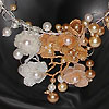 Bridal Flowers Necklace by Zoya Gutina