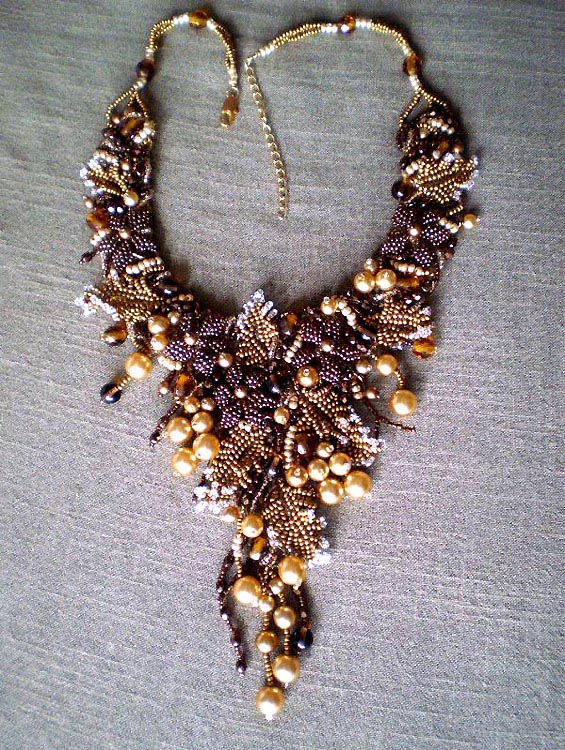 Beadwoven jewelry by Oksana Kameneva