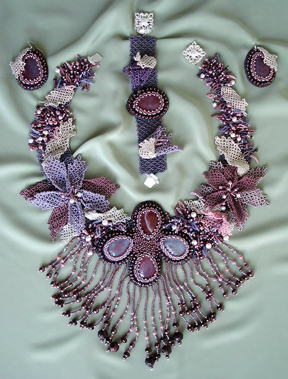 Beaded jewelry by Galina Bursuk