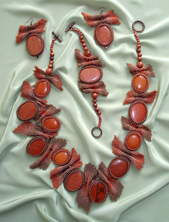 Beaded jewelry by Galina Bursuk