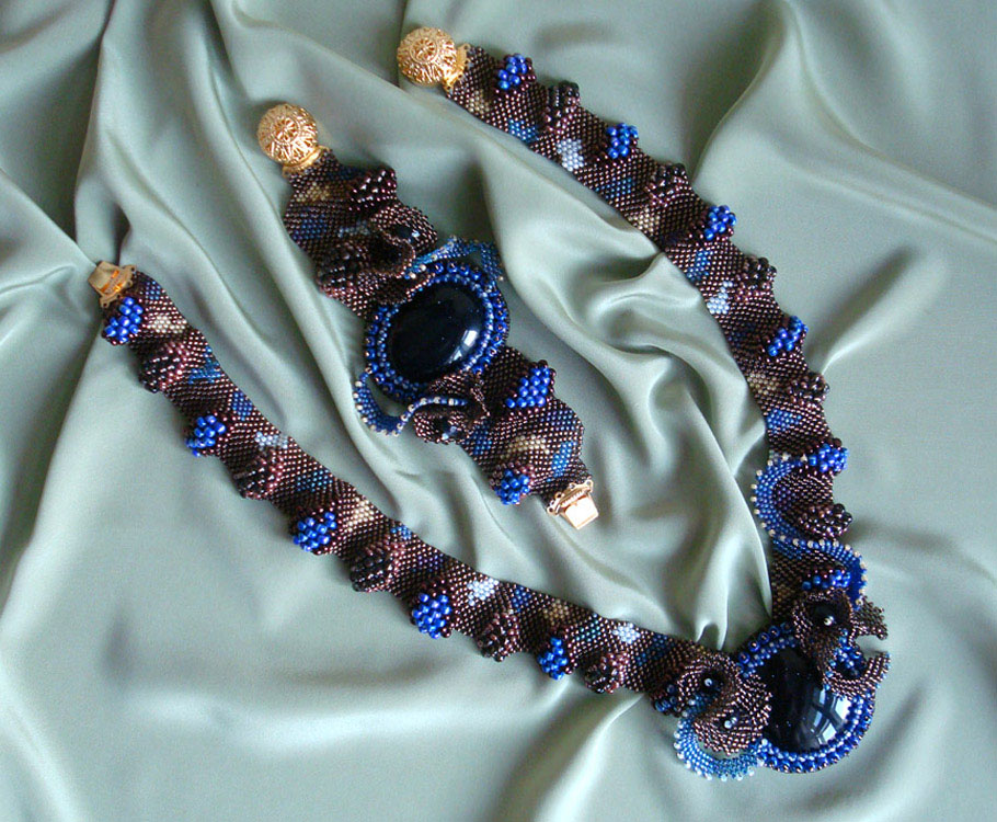 Beaded jewelry by Galina Bursuk