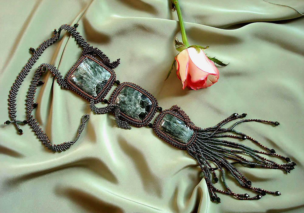 Beaded jewelry by Galina Bursuk