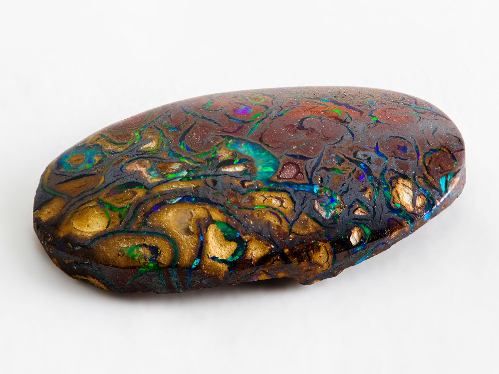 Polished opal from Yowah, Queensland, Australia