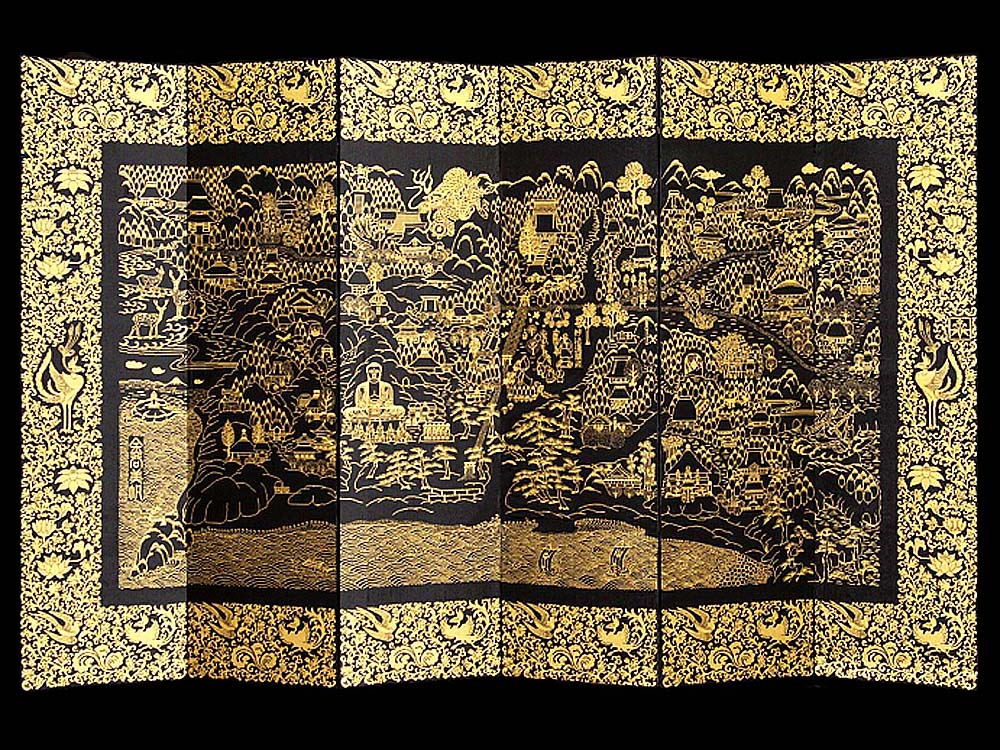 Bead artwork by Miho Kanaya
