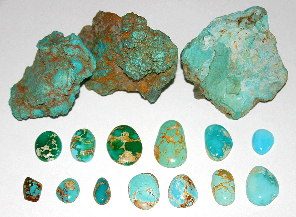 Untreated turquoise, Nevada, USA