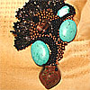 Jewelry in turquoise by Albina Polyanskaya
