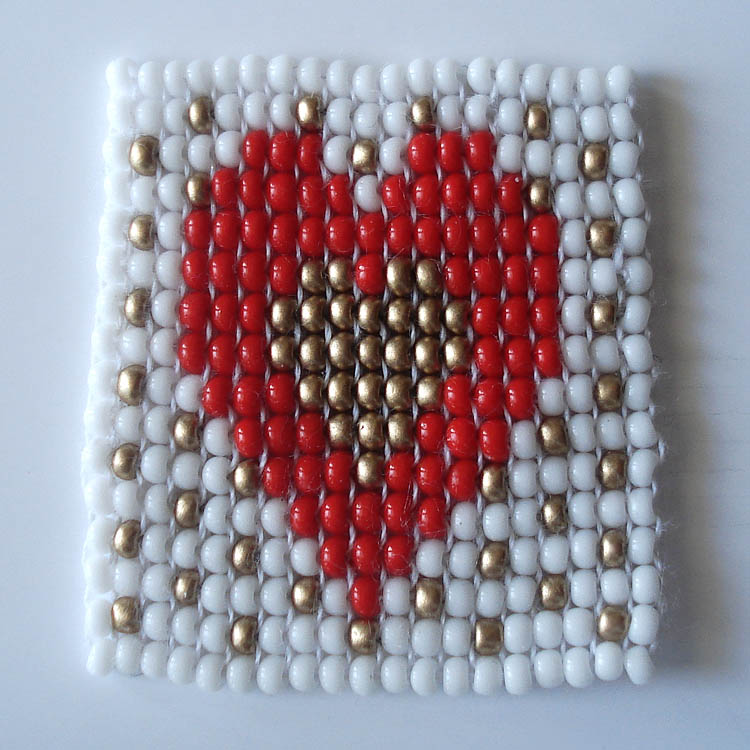 Off-loom beadweaving by Victoria Katamashvili